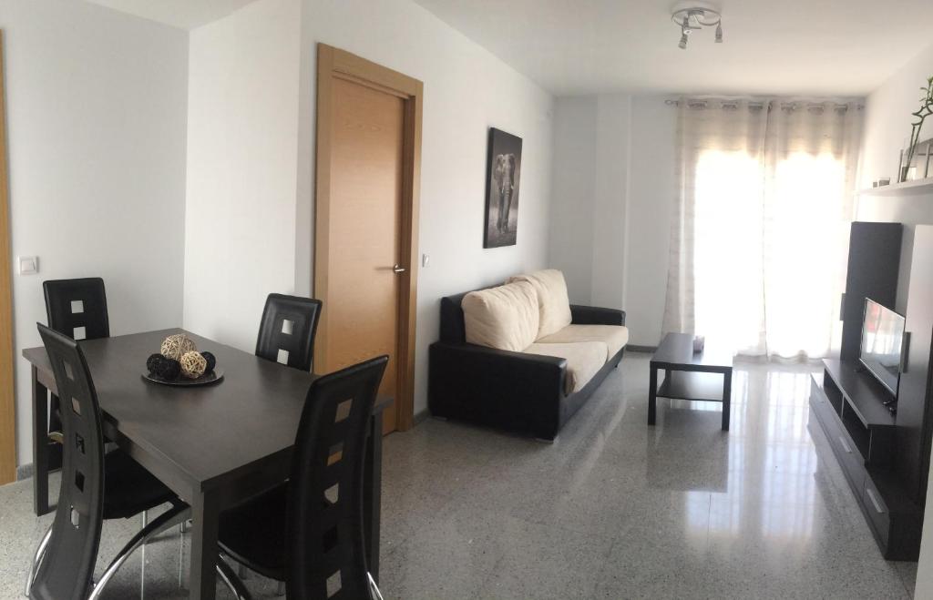 Posedenie v ubytovaní Apartamento de una habitación