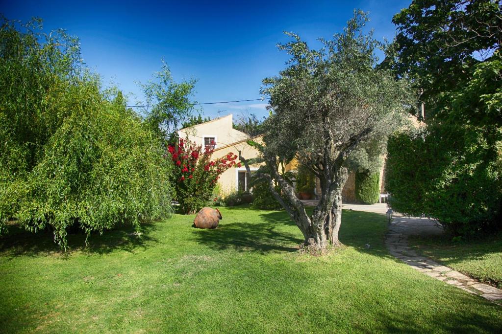 Zahrada ubytování Bastide Sainte Agnès