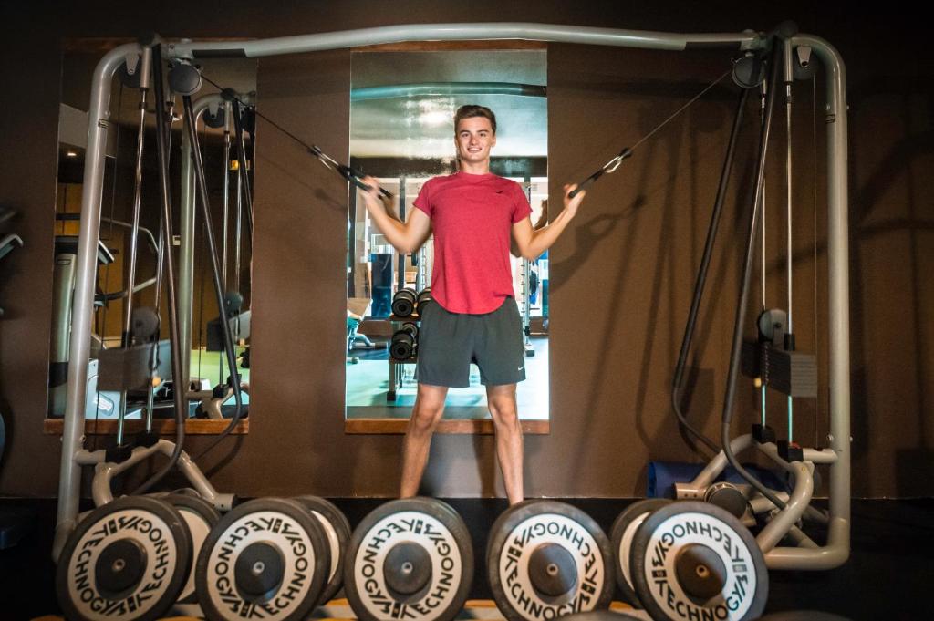 Fitness centrum a/nebo fitness zařízení v ubytování La Toubana Hotel & Spa