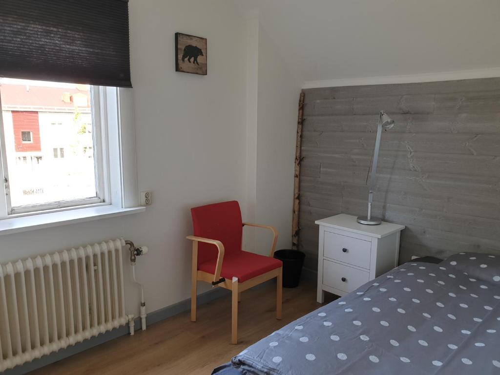 Postel nebo postele na pokoji v ubytování Hook&Cup