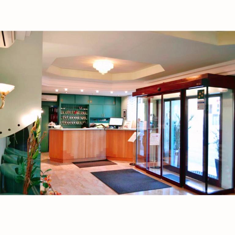 Vstupní hala nebo recepce v ubytování Hotel Aragia