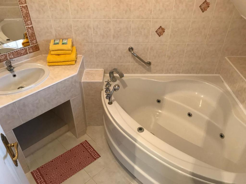 Koupelna v ubytování U svatého Urbana
