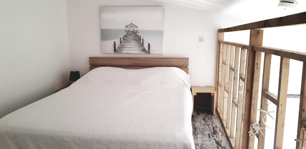 Postel nebo postele na pokoji v ubytování Mini-villa 1 MER