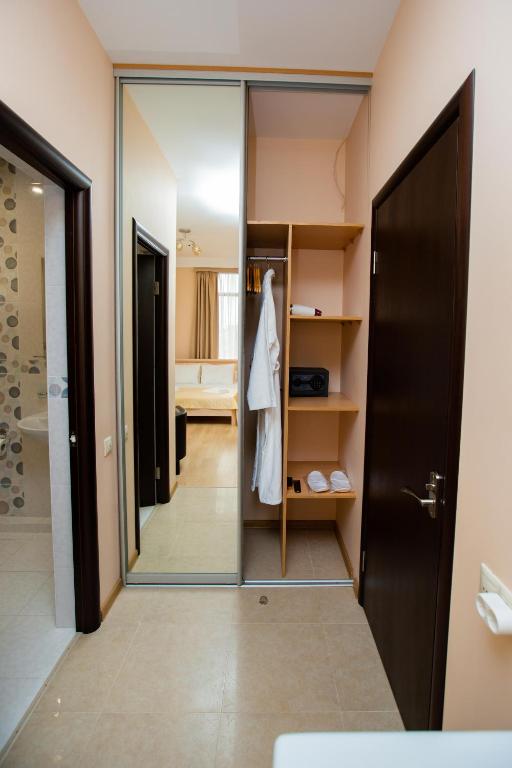 Koupelna v ubytování Hotel Sofia