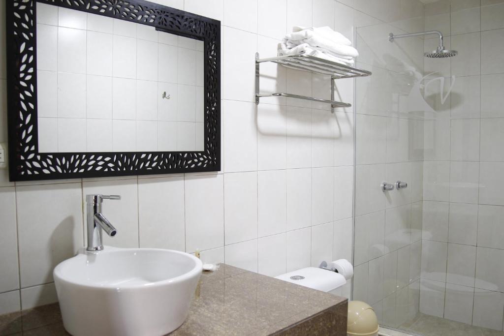 Koupelna v ubytování Hotel Varadero Internacional