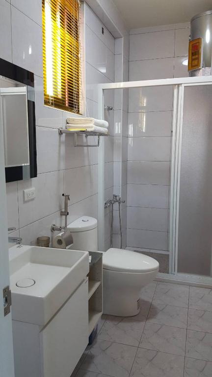 Koupelna v ubytování Kinmen Huquian 58