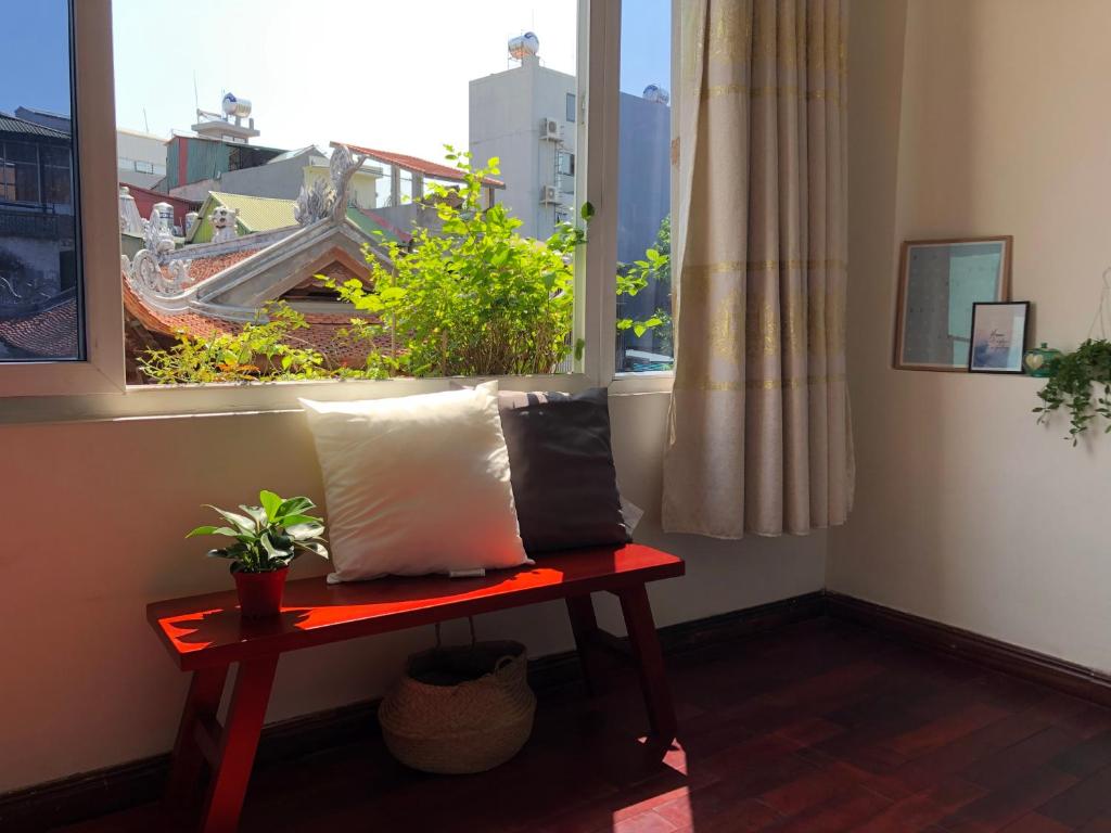 Posezení v ubytování Khai Homestay