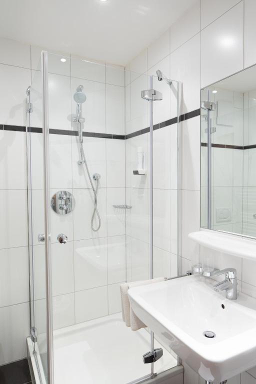 Koupelna v ubytování Sunshine Appartements Schilchegger