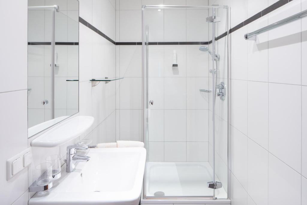 Koupelna v ubytování Sunshine Appartements Schilchegger