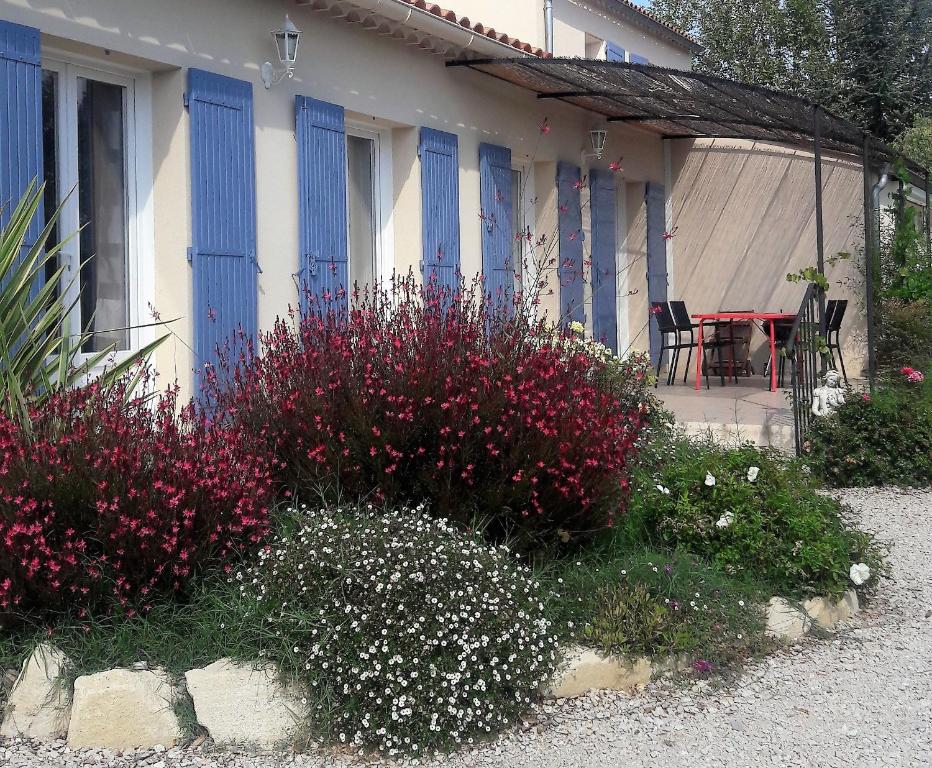 A garden outside Chez Paul et Marie