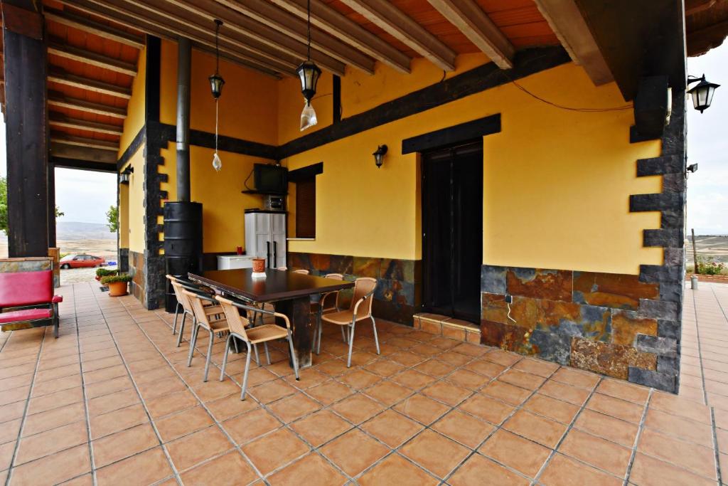 A balcony or terrace at Casa Rural Atalaya House