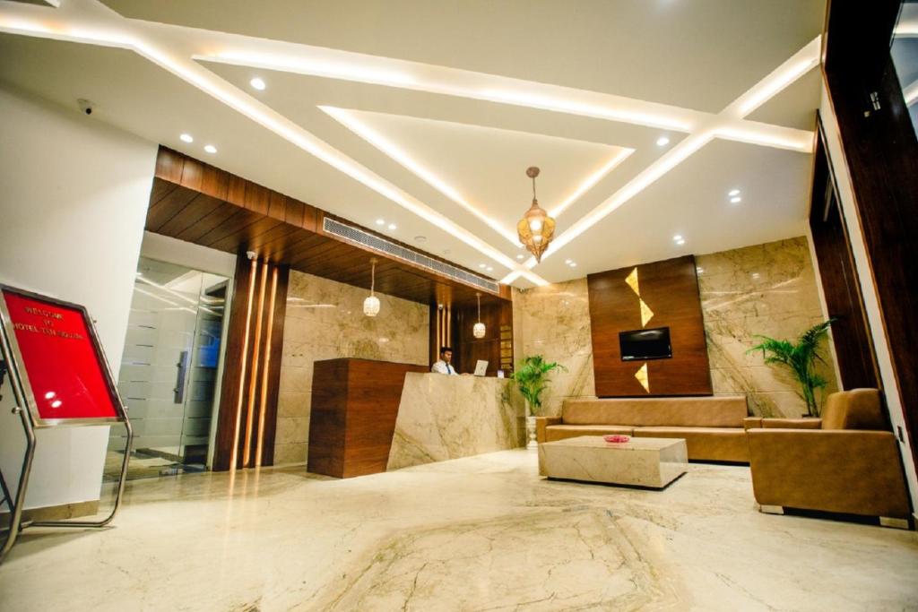 Posezení v ubytování Hotel Ten Square, India