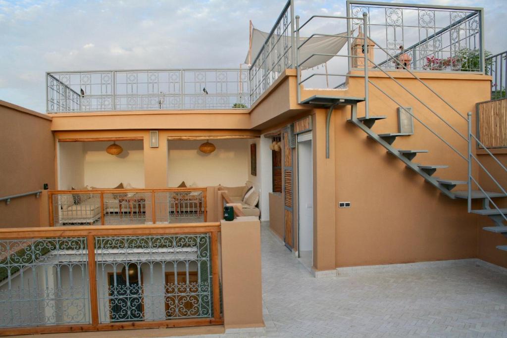 Balkón nebo terasa v ubytování Riad AL RIAD