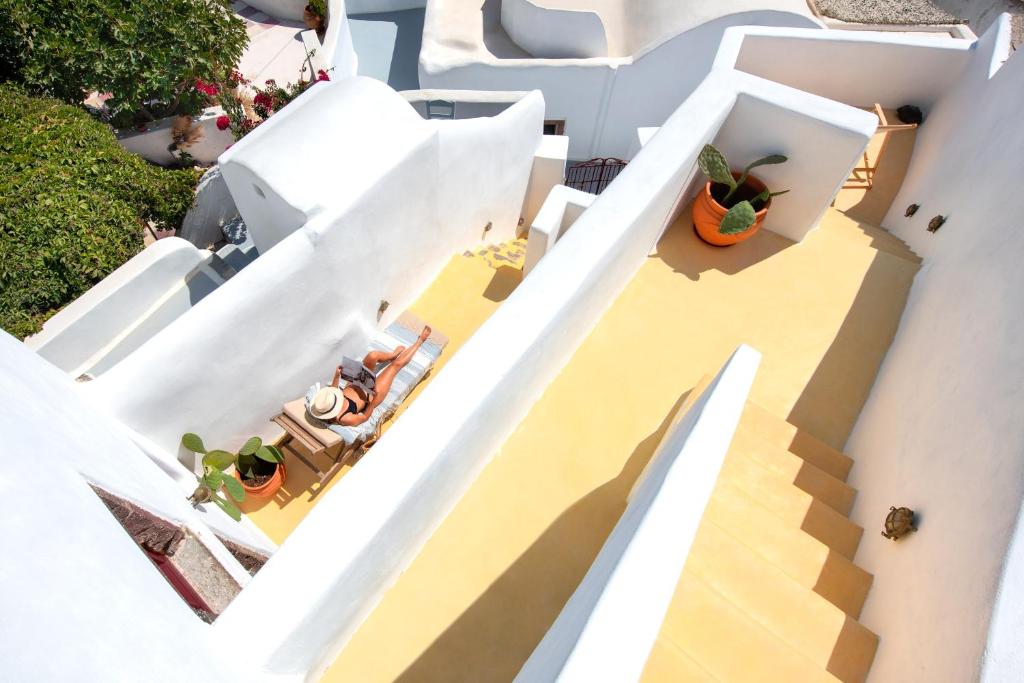 Balcone o terrazza di Oikia Cave House