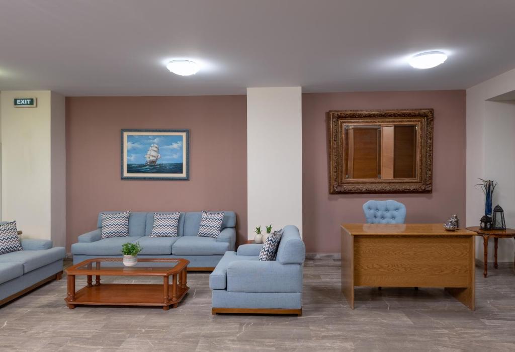 Posezení v ubytování Marilena Hotel