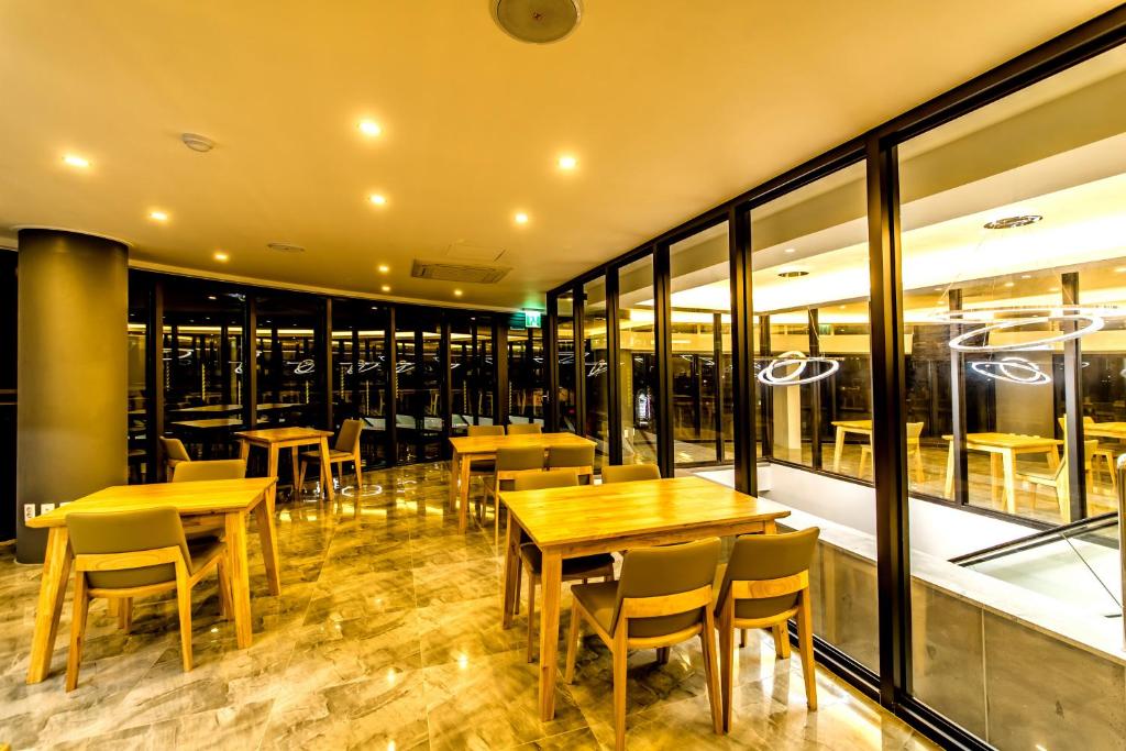 Restaurace v ubytování BK Hotel Jeju