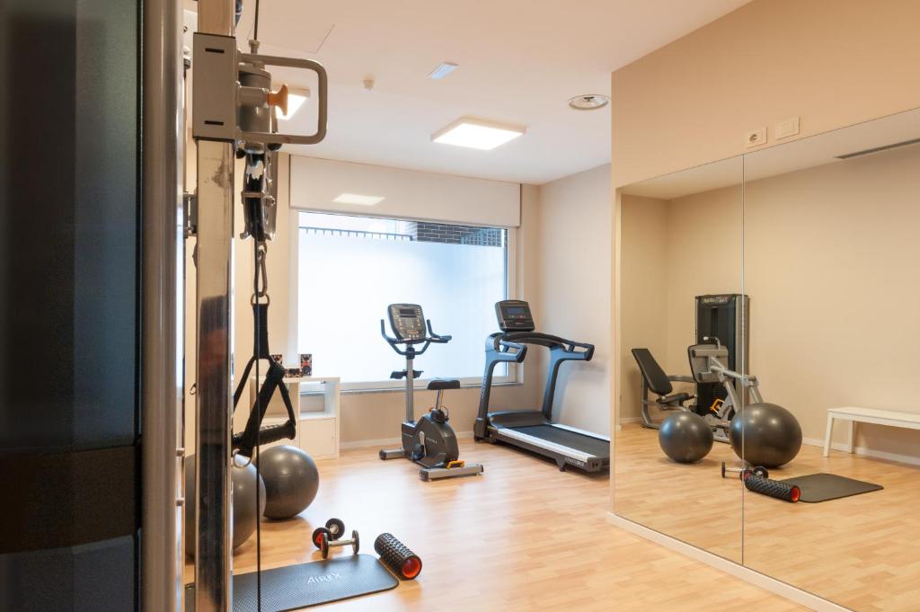 Fitness centrum a/nebo fitness zařízení v ubytování Agora' Palace Hotel