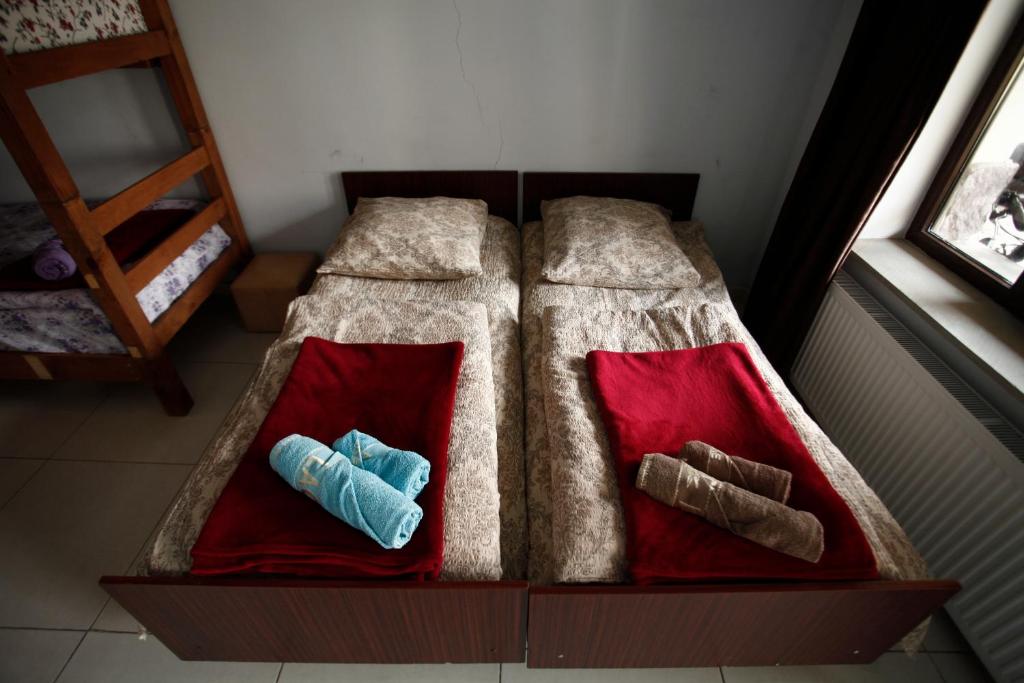 Llit o llits en una habitació de Vaso-Levani House