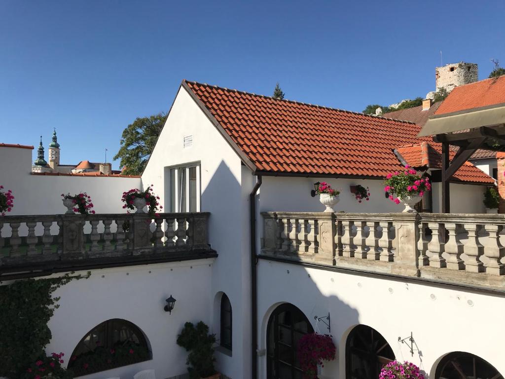 Balkón nebo terasa v ubytování U svatého Urbana