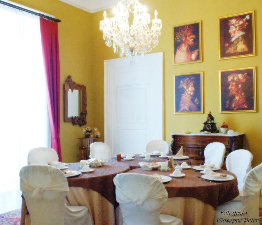 Posezení v ubytování B&B Casa Cavalli