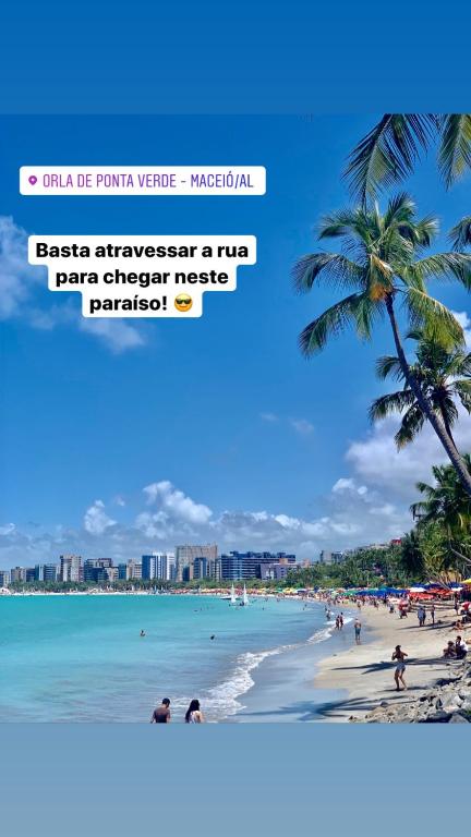  Perfeito Beira-Mar em Ponta Verde - AP completo e melhor localizado de Maceió!