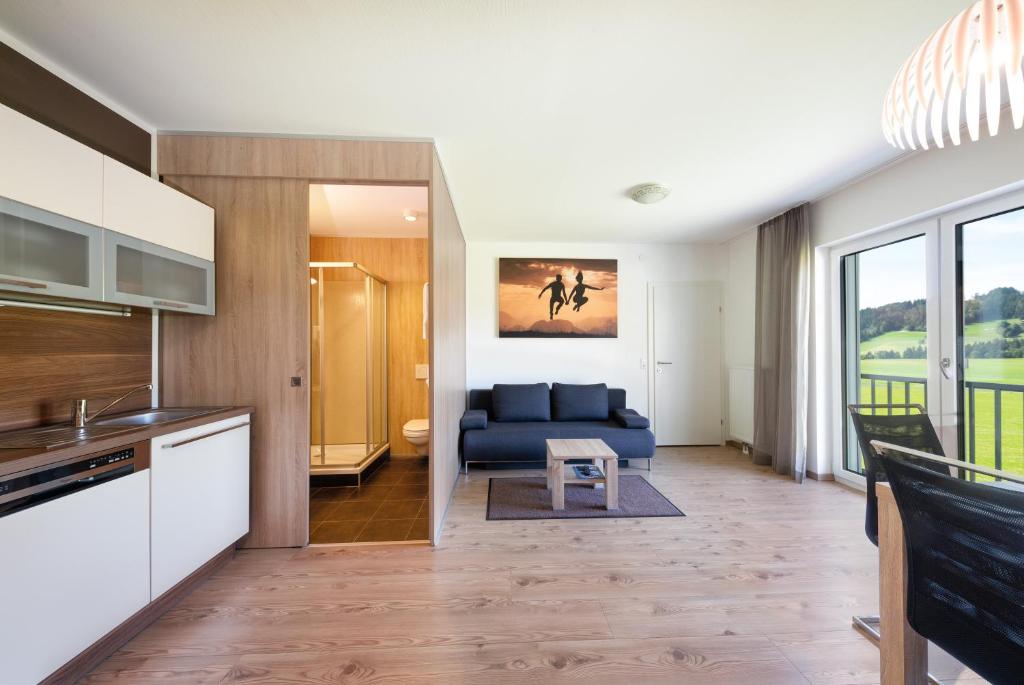 Kuchyň nebo kuchyňský kout v ubytování Fairhotel Hochfilzen B&B