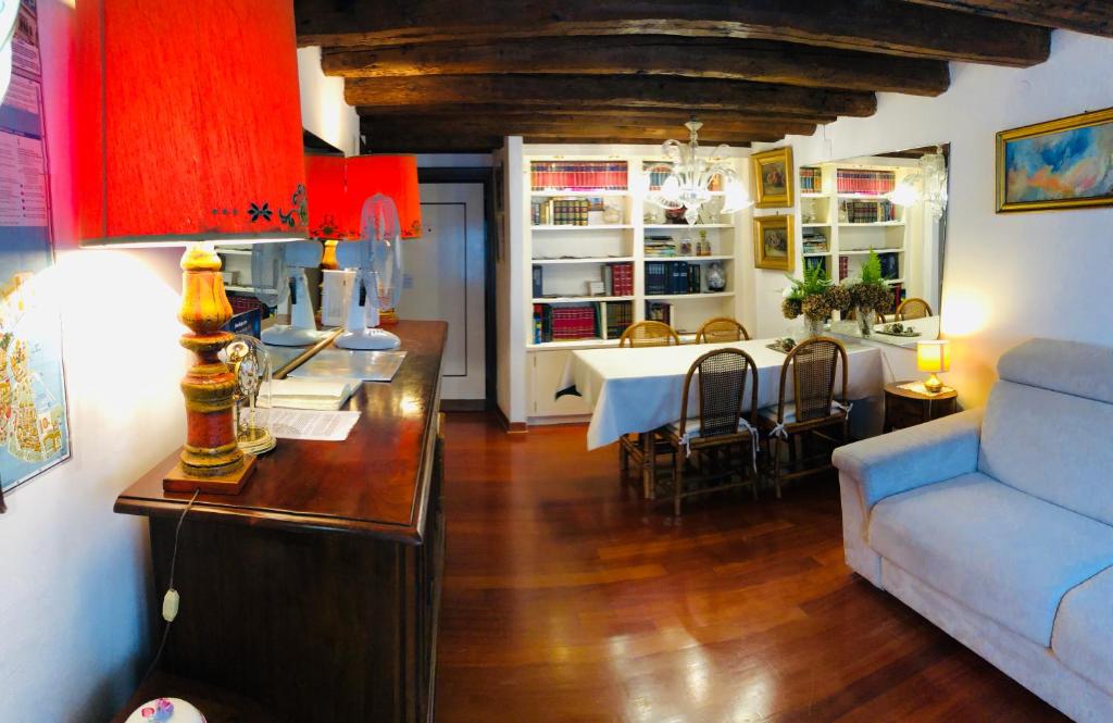 Część wypoczynkowa w obiekcie Venice Luca's house