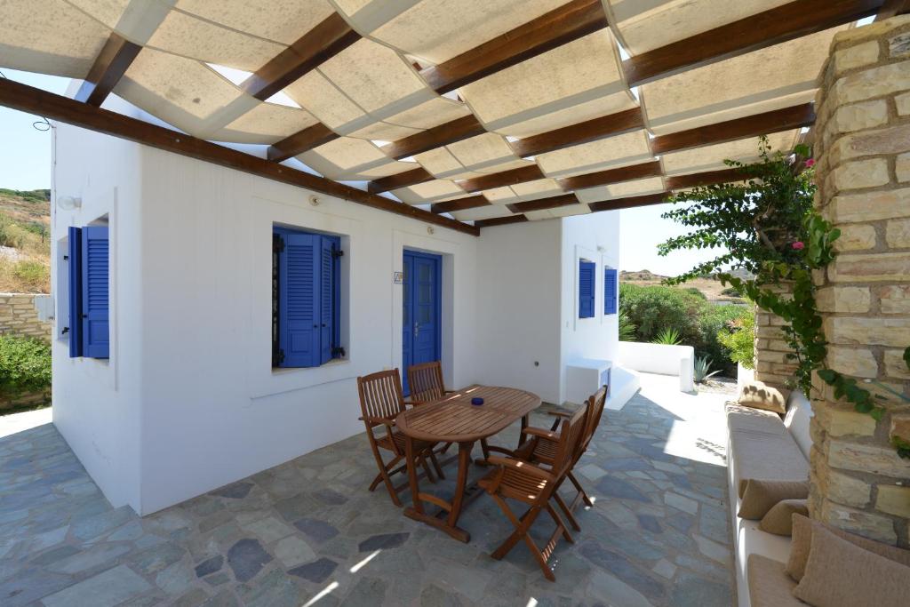 Patio nebo venkovní prostory v ubytování Le Villette