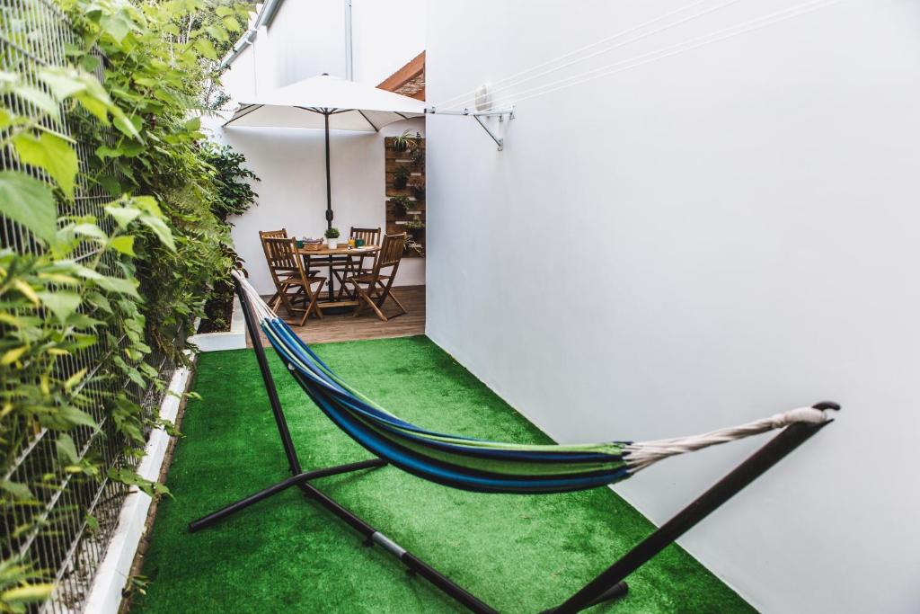 Zahrada ubytování Casa Alivas