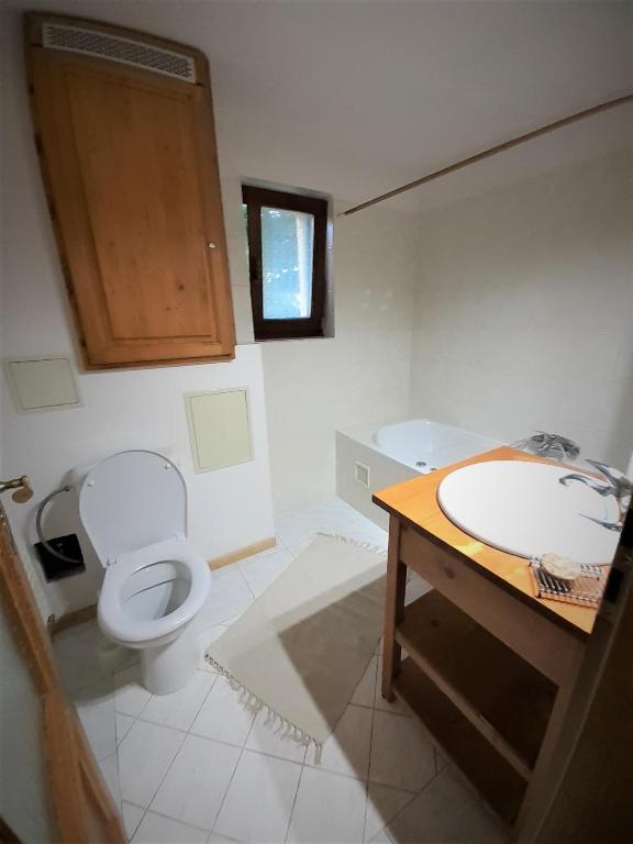 Koupelna v ubytování Vidiecky apartmán Kubo