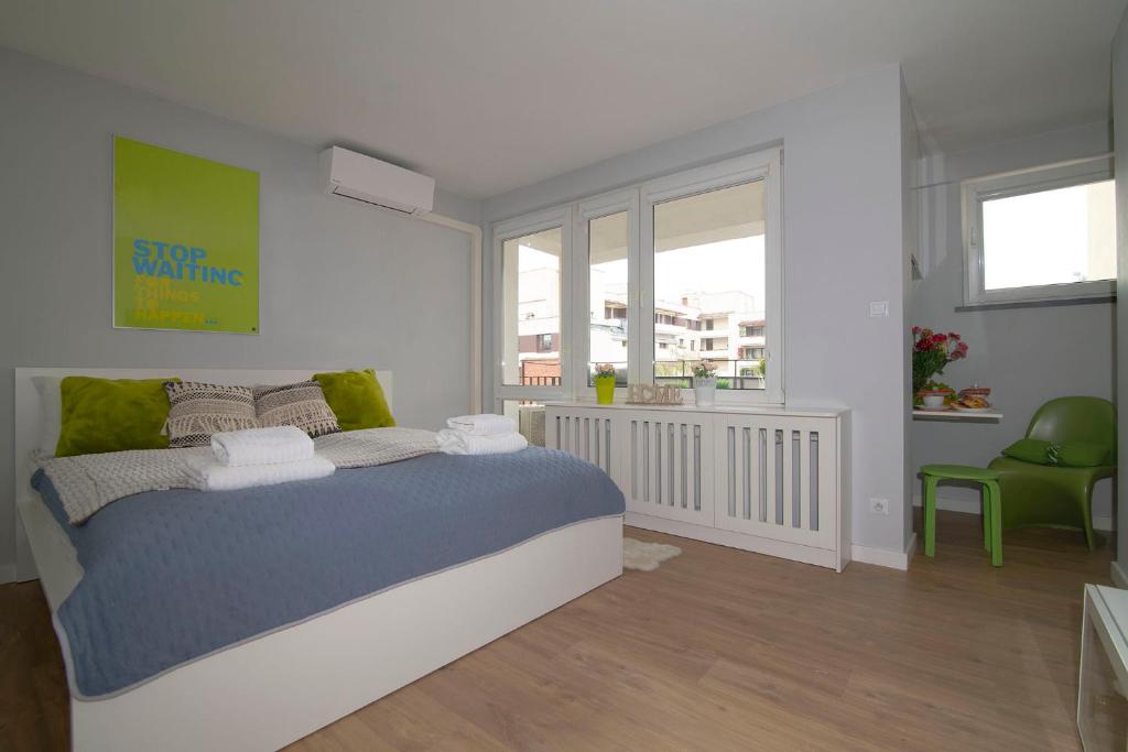 Posteľ alebo postele v izbe v ubytovaní WLR Apartments - Hoza II