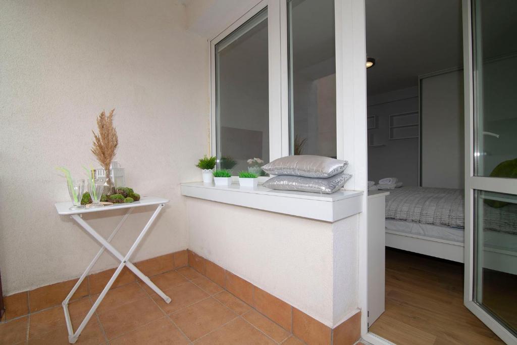 Posteľ alebo postele v izbe v ubytovaní WLR Apartments - Hoza II