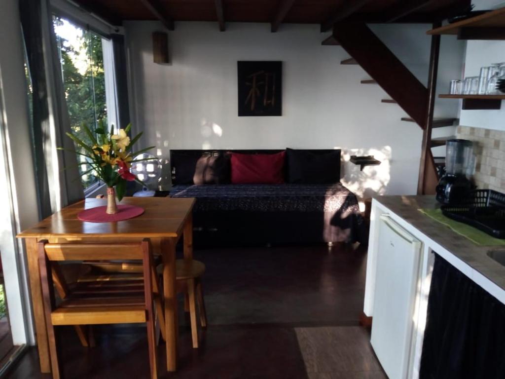 Kuchyň nebo kuchyňský kout v ubytování Casa Shuhari