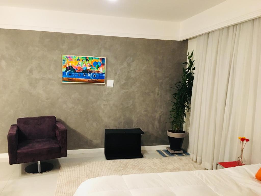 Posezení v ubytování Loft Confortável e Moderno