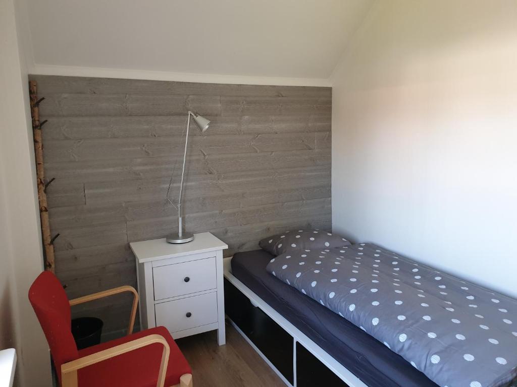 Postel nebo postele na pokoji v ubytování Hook&Cup