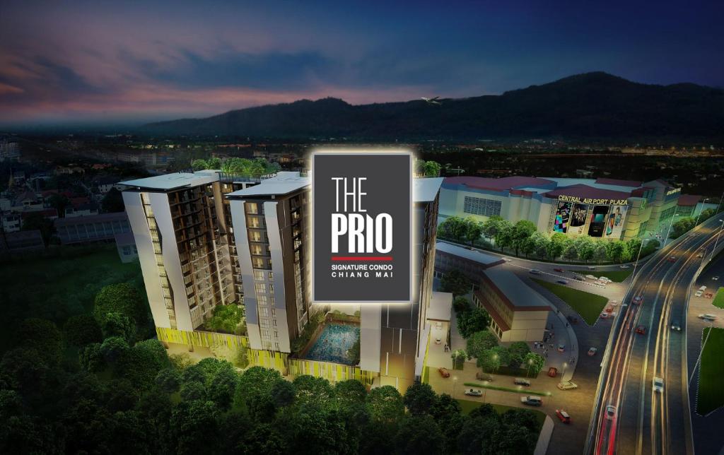 een weergave van het propono appartementencomplex bij The Prio Signature Condo Chiangmai in Chiang Mai