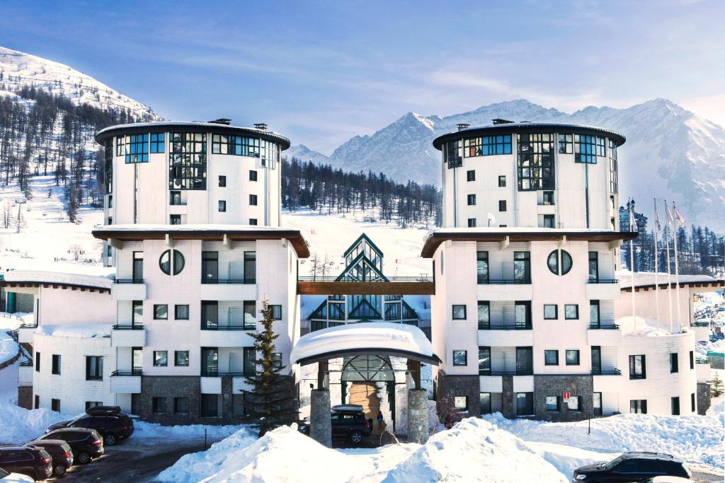 Hotel Club Uappala Sestriere en invierno