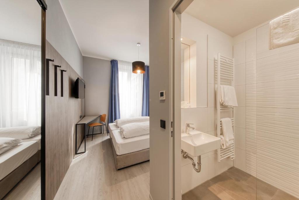 Koupelna v ubytování Smart Stay Hotel Station