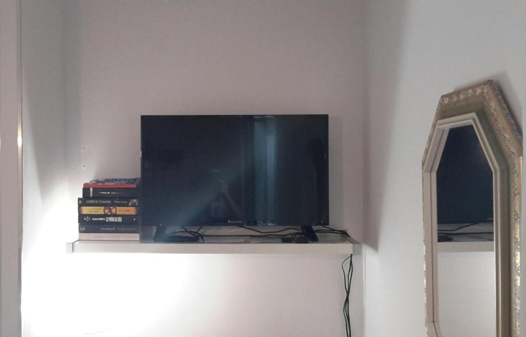 TV a/nebo společenská místnost v ubytování L'Olivier