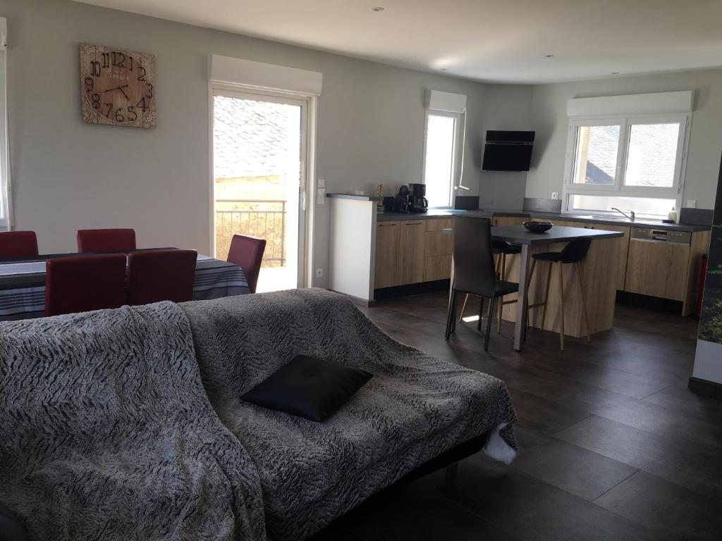 Posezení v ubytování Gîte aux Portes d'Aubrac