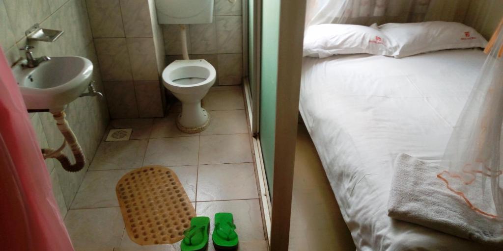 Koupelna v ubytování Hotel Jaffers Nairobi