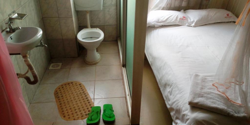 Koupelna v ubytování Hotel Jaffers Nairobi