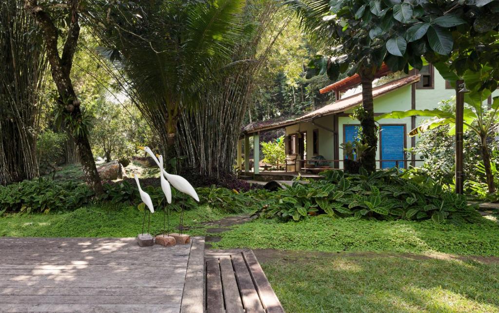 Zahrada ubytování O Sitio - Ilha Grande