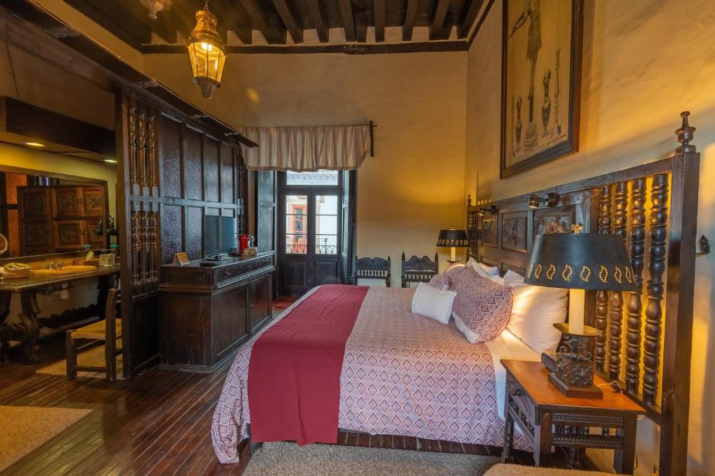 Posezení v ubytování Hotel Mansion Iturbe