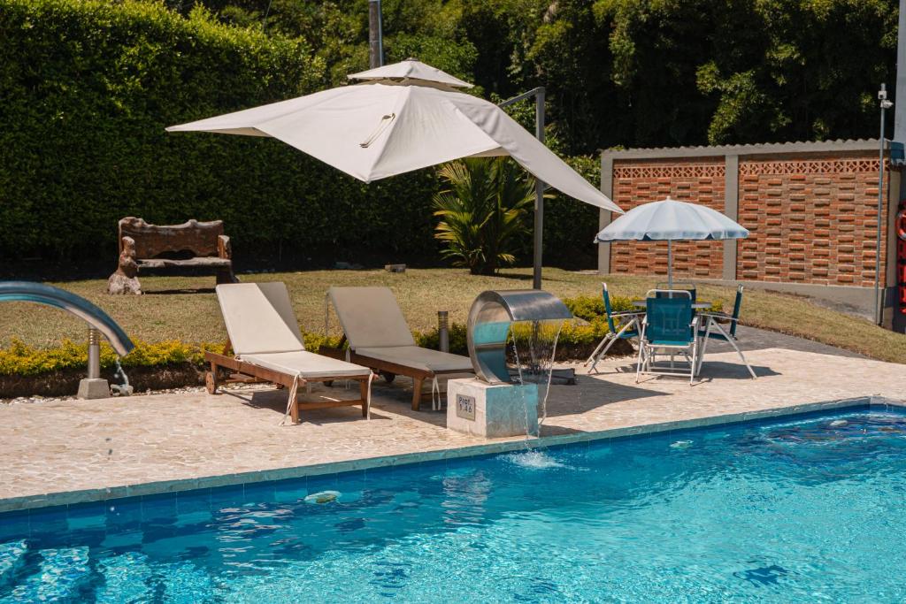 Bazén v ubytování Hotel Syvanna Wellness and Spa nebo v jeho okolí