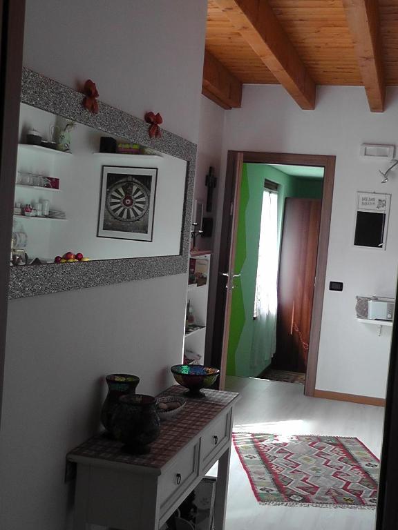 Kuchyň nebo kuchyňský kout v ubytování B&B I Viandanti