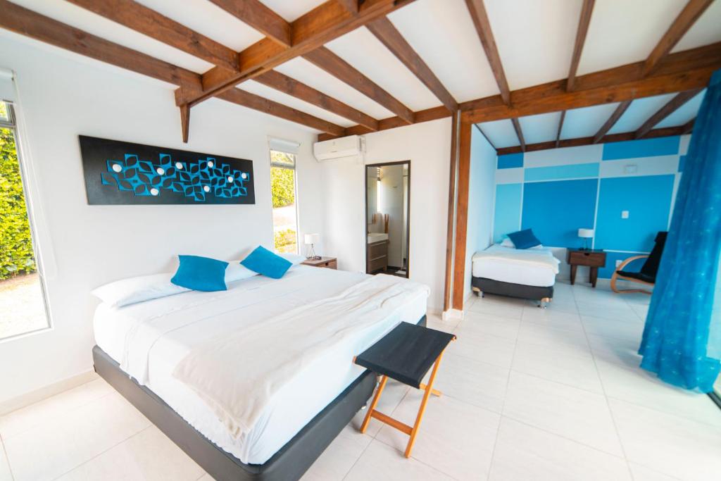 Postel nebo postele na pokoji v ubytování Hotel Syvanna Wellness and Spa