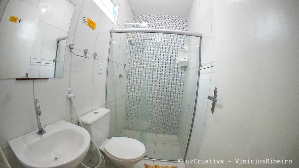 Koupelna v ubytování Villa Maragogi Hostel