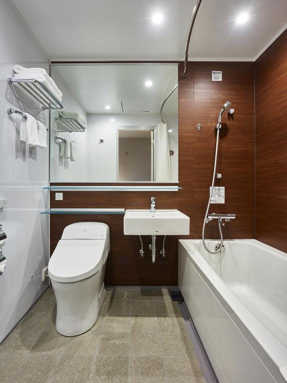 Koupelna v ubytování Mitsui Garden Hotel Ginza-gochome