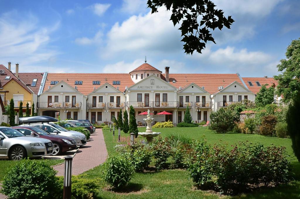 Zahrada ubytování Ametiszt Hotel Harkány